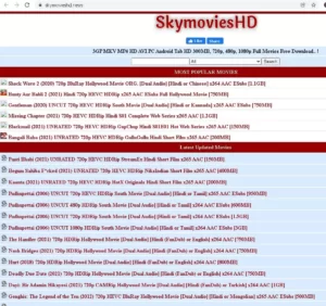 Skymovies : Watch online download free hd movies in hindi