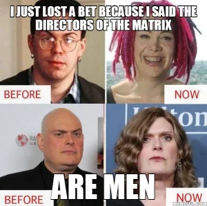 Wachowski brothers before and now in 2022